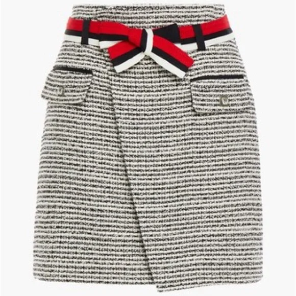 Maje "Visala" Tweed-Effect Matching Set - Picture 4 of 14